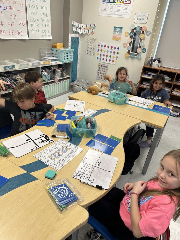 Ms. Matt’s class LOVES math, especially when it’s hands on! This week we have worked on place value knowledge and determining if numbers are even and odd.