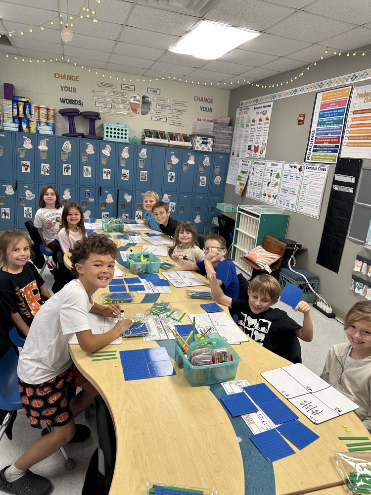 Ms. Matt’s class LOVES math, especially when it’s hands on! This week we have worked on place value knowledge and determining if numbers are even and odd.