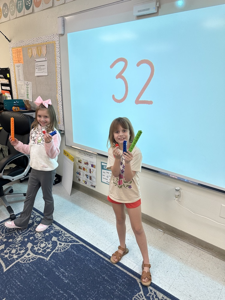 Ms. Matt’s class LOVES math, especially when it’s hands on! This week we have worked on place value knowledge and determining if numbers are even and odd.