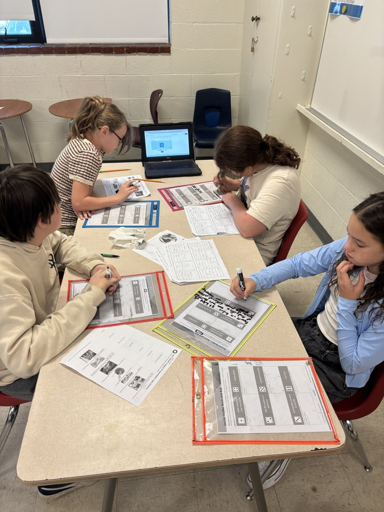 Students in Social Studies class