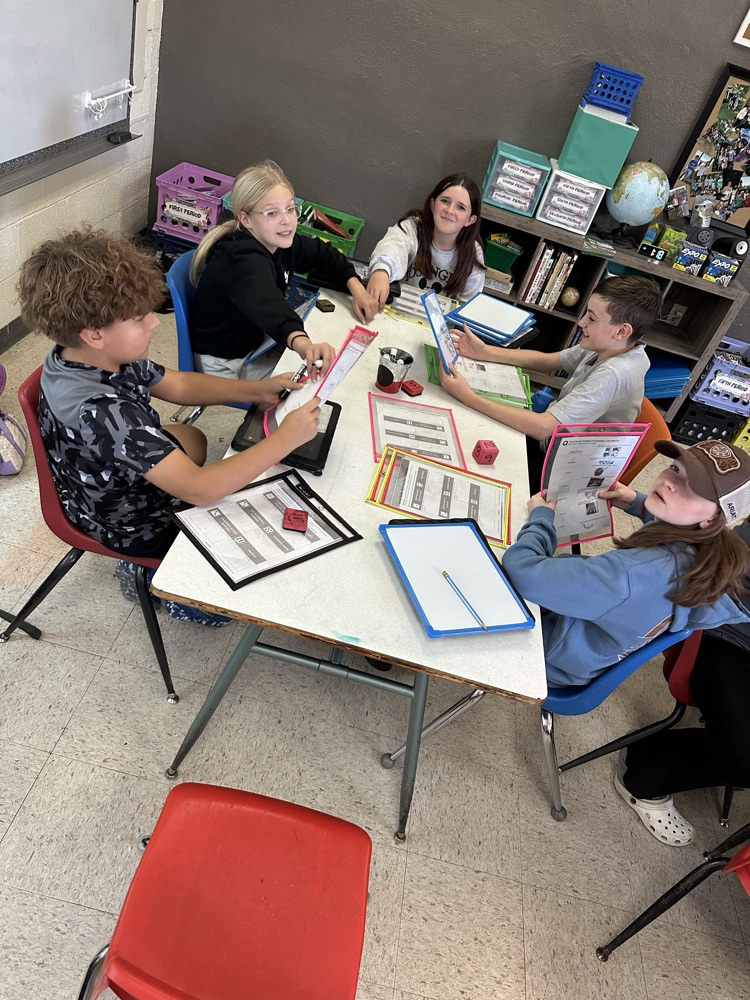 Students in Social Studies class