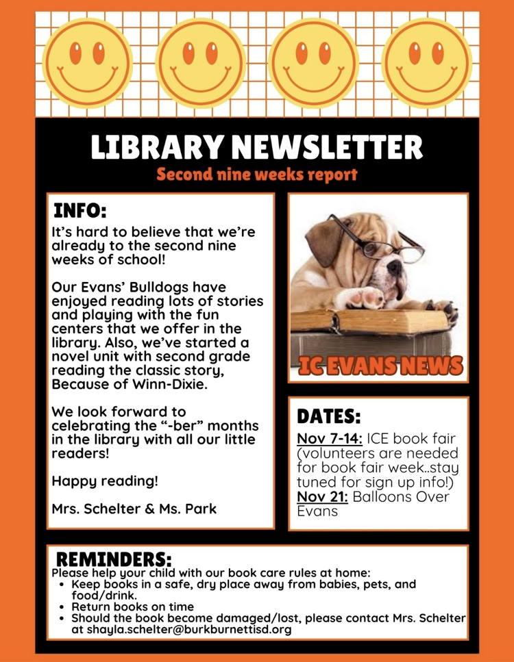 Library newsletter!