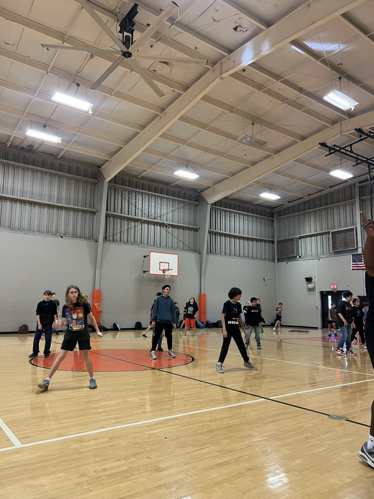 Friday energy in full swing! Our boys and Coach Strickland brought their best dance moves to PE class today!