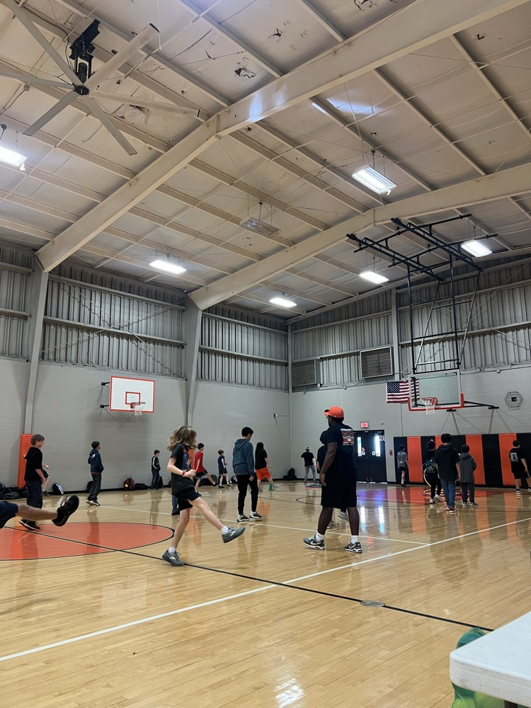Friday energy in full swing! Our boys and Coach Strickland brought their best dance moves to PE class today!