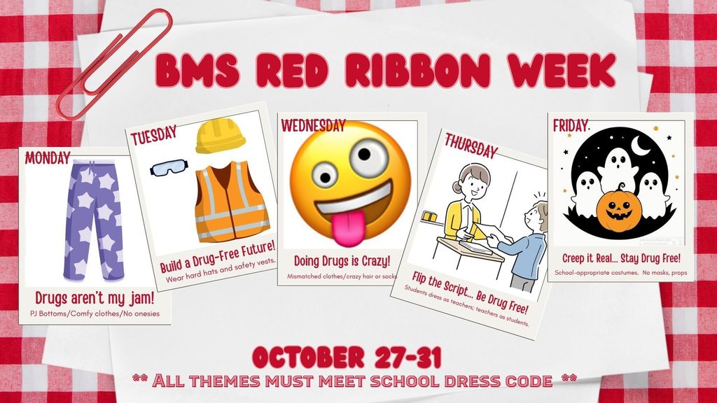 Red Ribbon Dress Up days