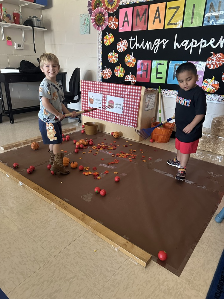 Mrs. Simmons’s class working in stations