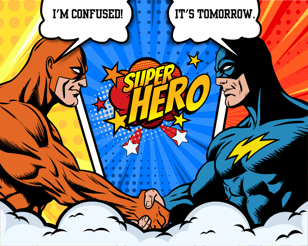 Super Hero day tomorrow