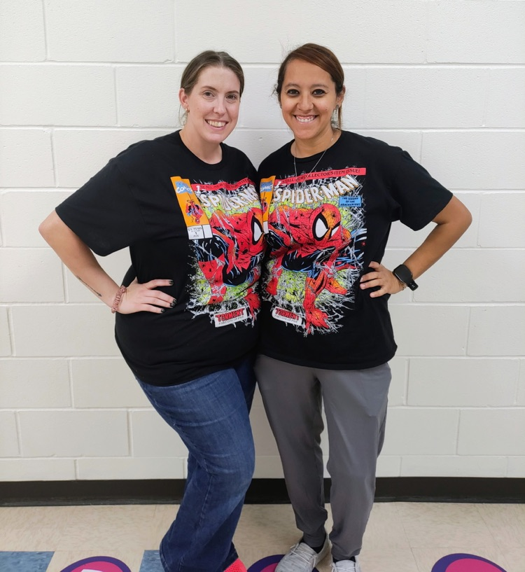 super heroes at Evans