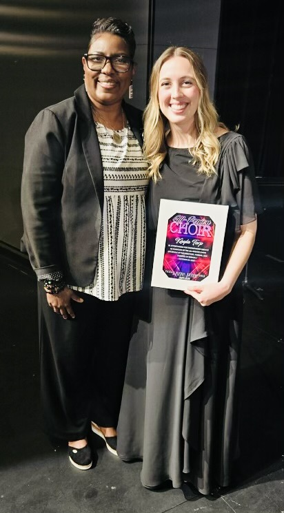 choir student and choir director