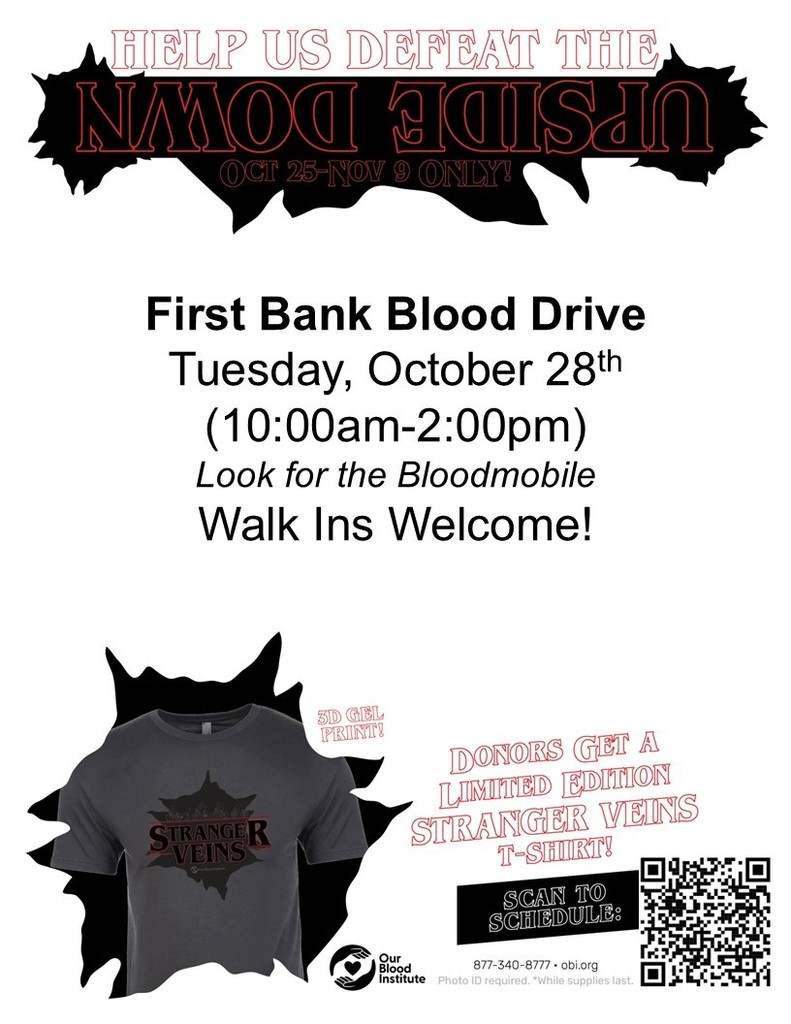 First Bank Blood Drive