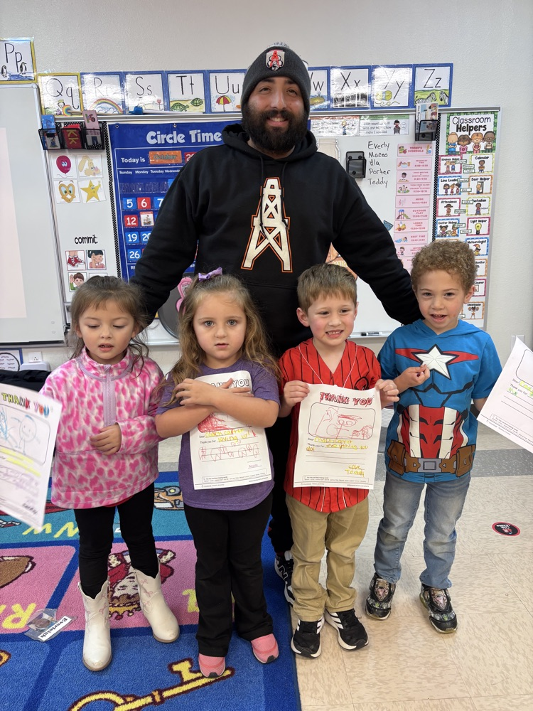 While learning about community workers, Mrs. Skinner’s class made letters to the community workers of their choice at our school. They delivered their letters to them today and said thank you for all that they do to make our school great!