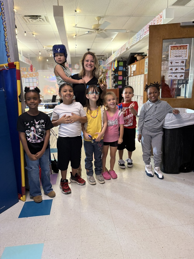 Mrs. Hickerson is the BARK Award winner for this month. 