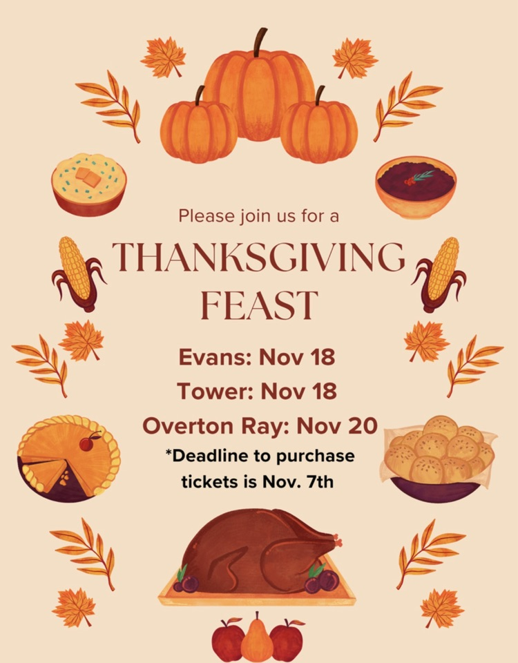 Thanksgiving Feast on Tuesday. 
