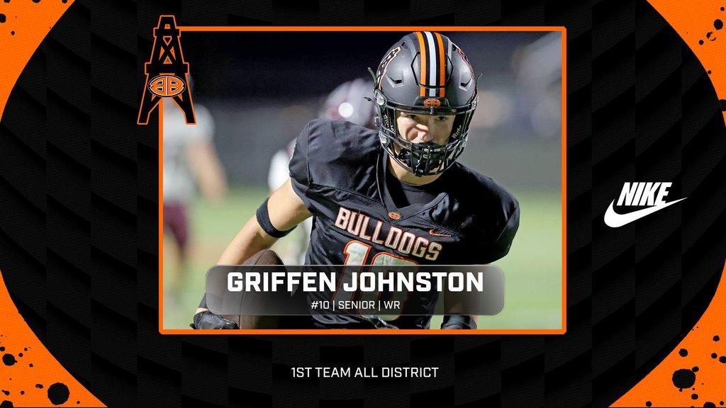Griffen Jonston #10 Senior WR 1st Team All District
