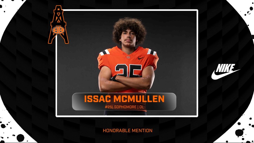 ISSAC MCMULLEN #25 SOPHOMORE OL HONORALBLE MENTION