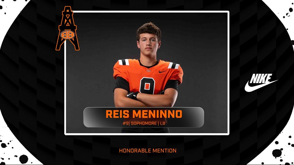 REIS MENINNO #9 SOPHOMORE LB HONORABLE MENTION