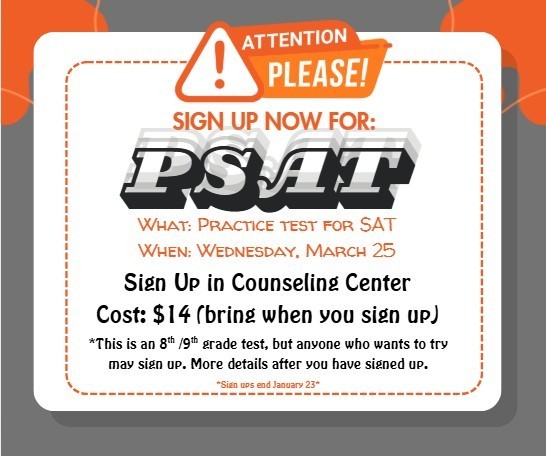 PSAT signups