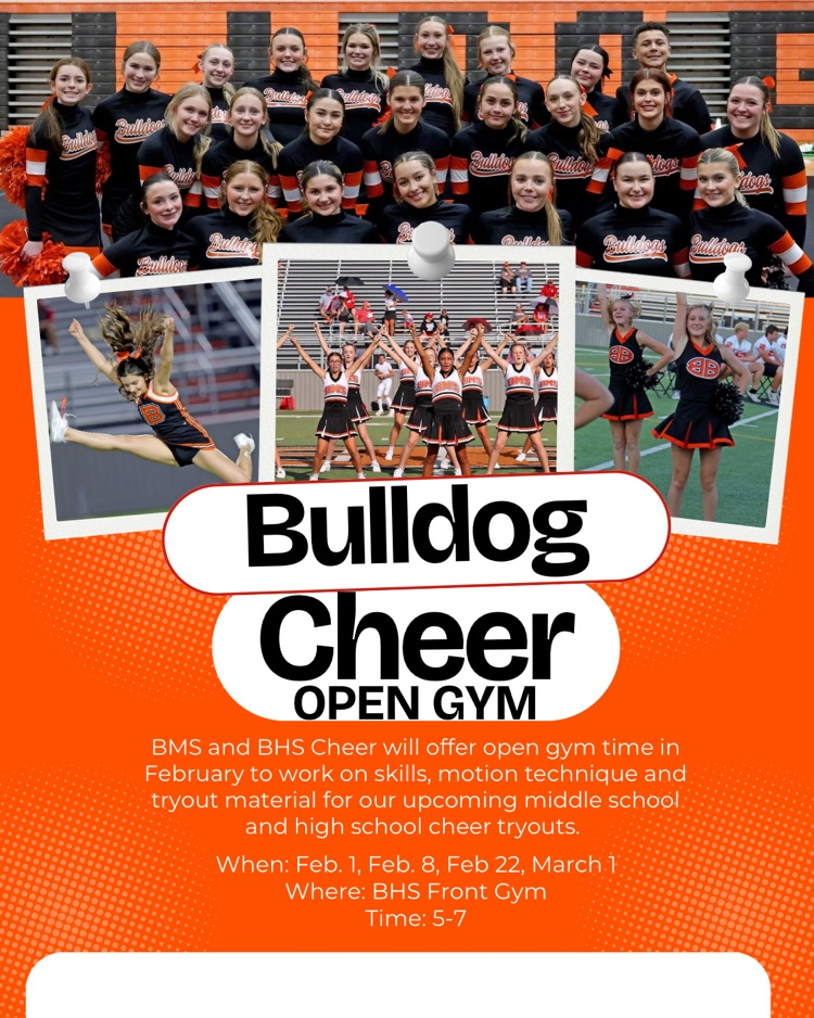Bulldog Cheer open gym