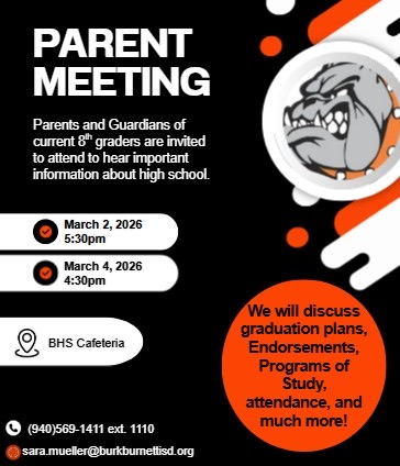 parent meeting for 8th graders 
