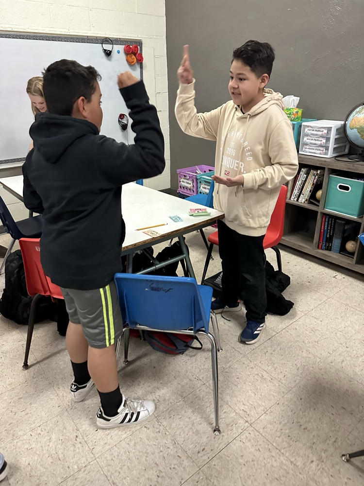 students playing part, tock, scissors