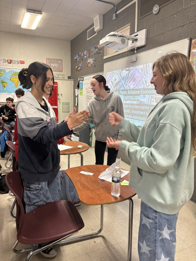 students playing part, tock, scissors