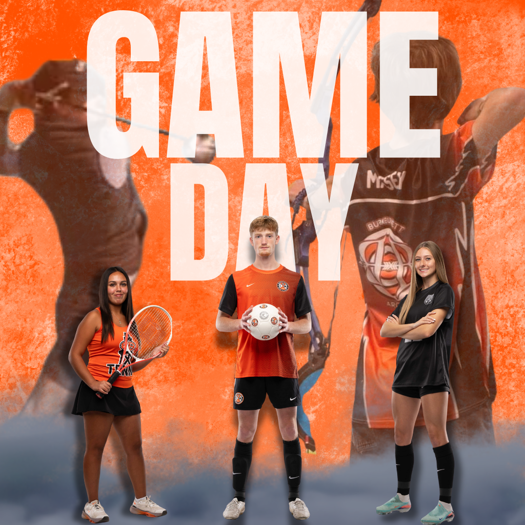 Game Day, athletes standing, Archer Firing, Golf player swinging