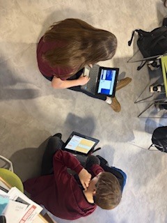 ELA classes in library