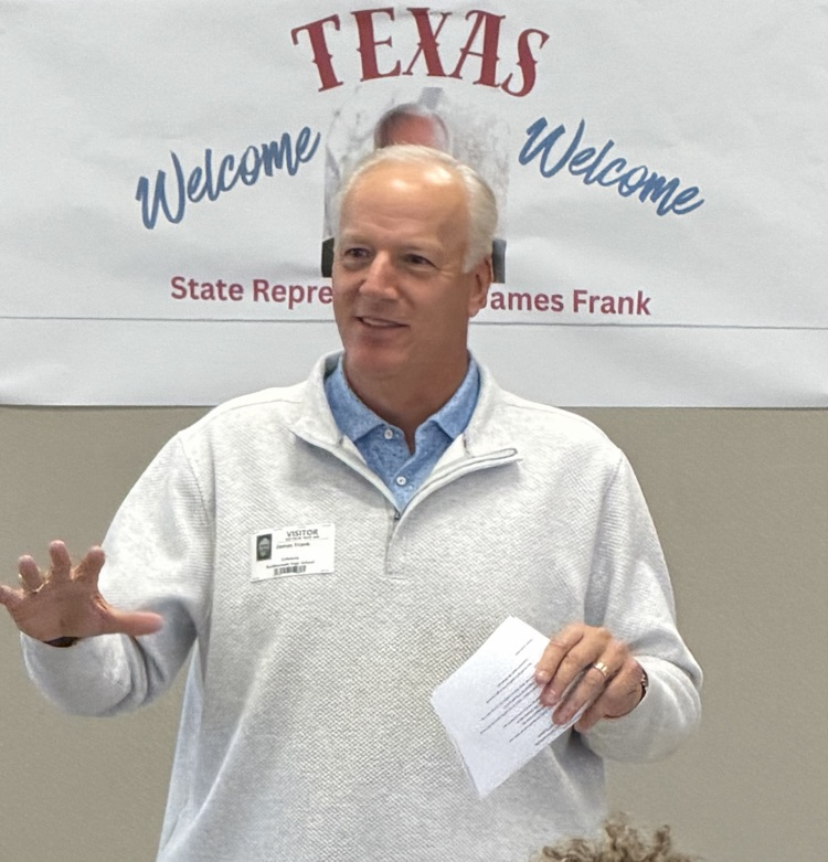 James Frank visits BHS.