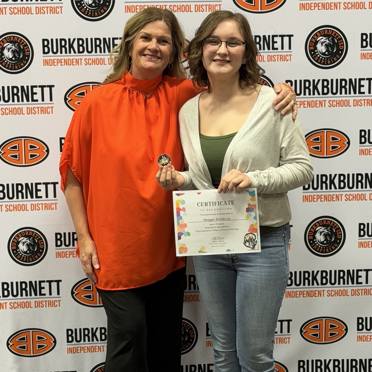 Image celebrates award nominee with teacher. 