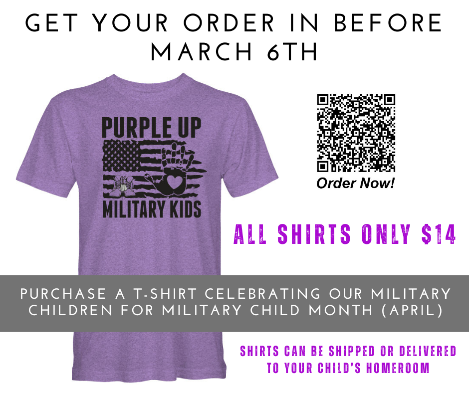 Month of the Military Child T-Shirt Sale 