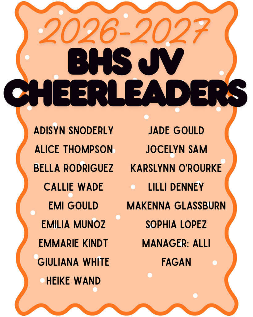 Image announces new BISD cheerleaders. 