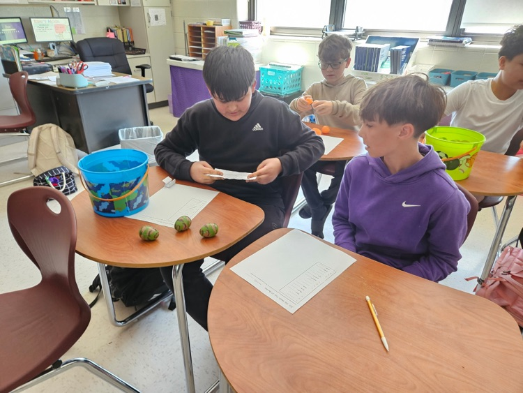 student math Easter egg activity 