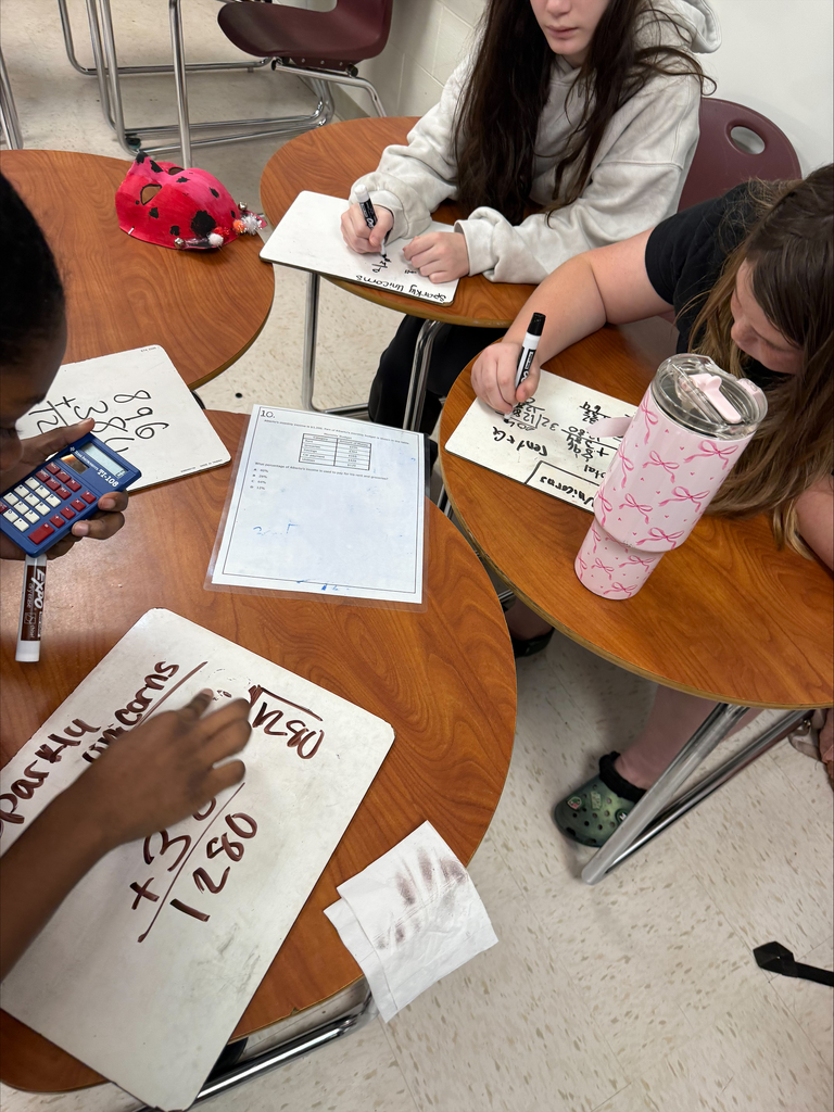 Math students playing review game