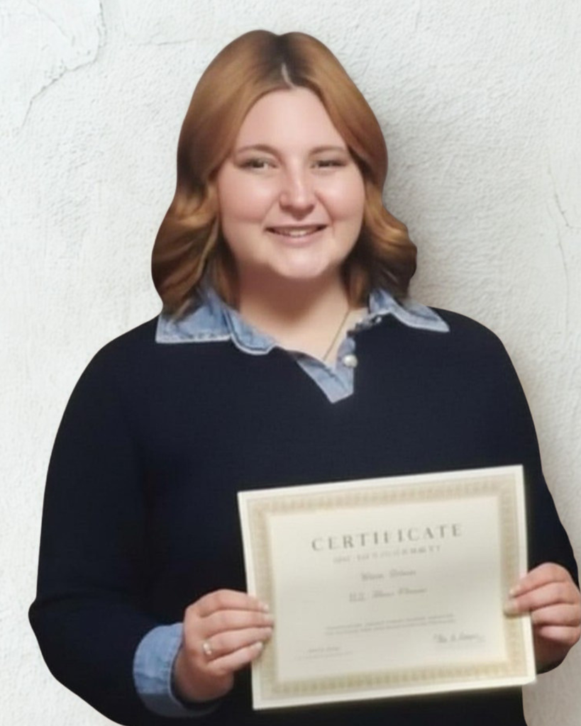 Katie earned Honorable Mention in Rotary speech contest.