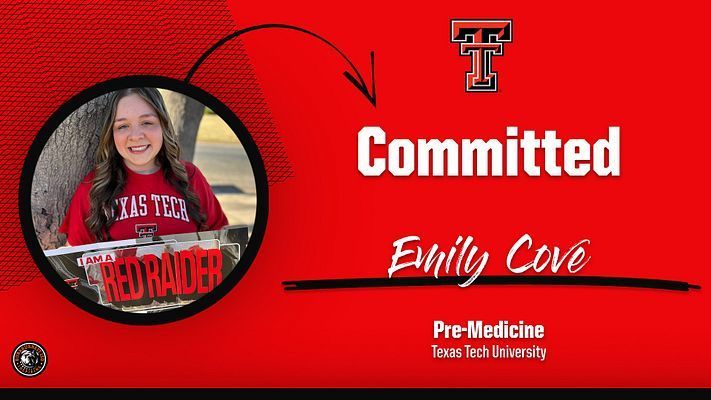 Emily plans to attend Texas Tech University!