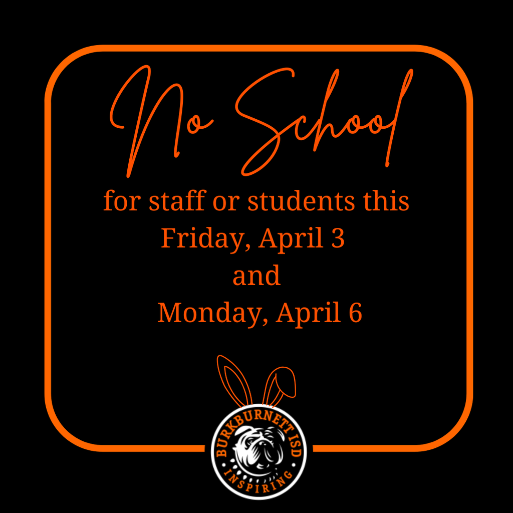 No school Friday or Monday