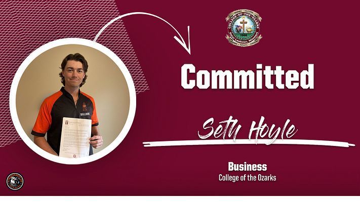 Seth plans to attend College of the Ozarks.