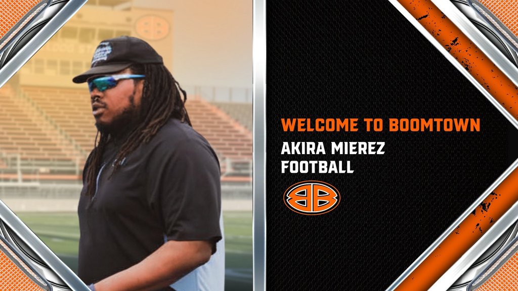 Welcome Coach Mierez to Burkburnett. 