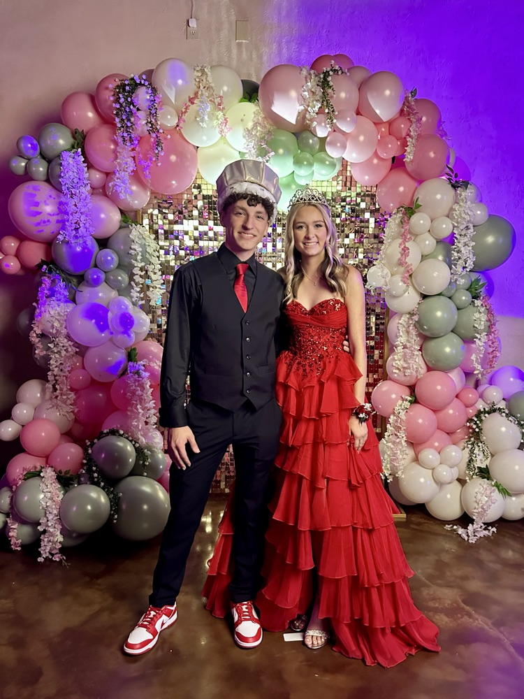 Congratulations to Andrew Myers and Pearson Hunter, Burkburnett High School's 2026 Prom King and Queen! To all who attended prom, a link for pictures will be sent out when it's available. 