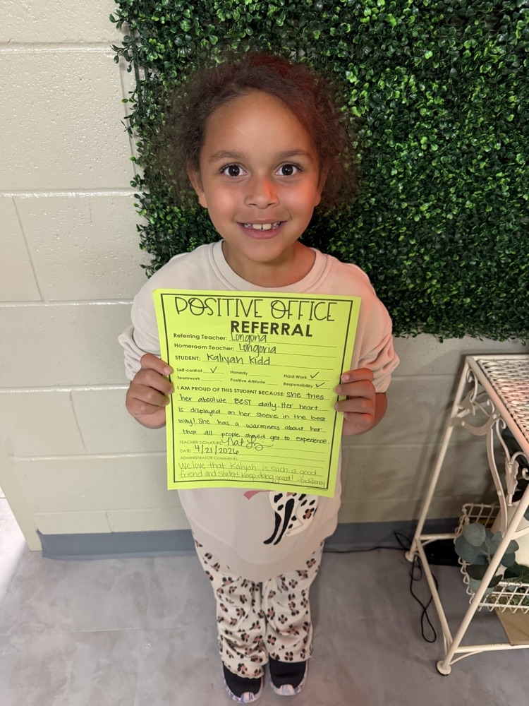 Positive Office Referrals for a group of great students 