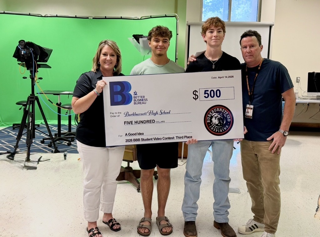 BHS students earned third place in the BBB video contest. 
