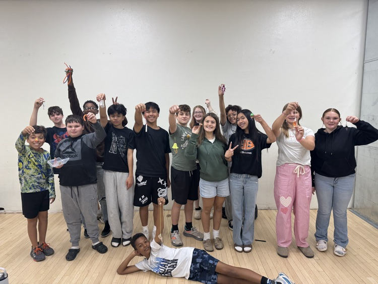 students with lures