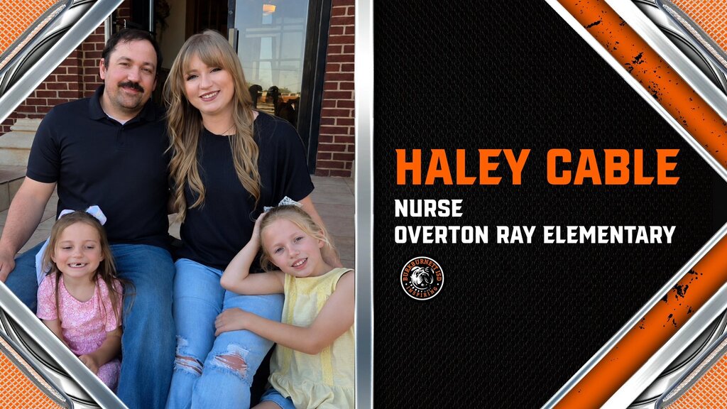 Mrs. Cable is the new nurse at Overton Ray.