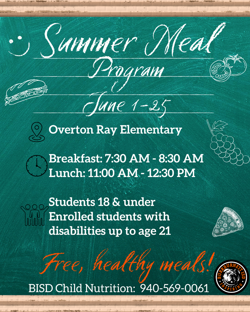 Free meals begin at Overton June 1