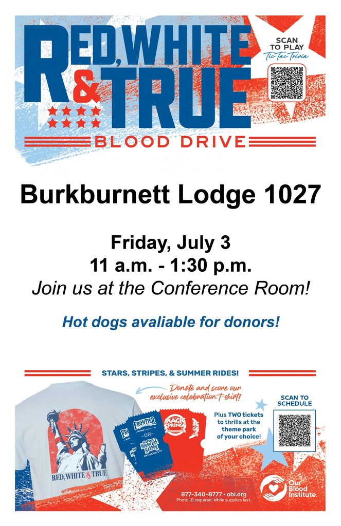 Blood drive information