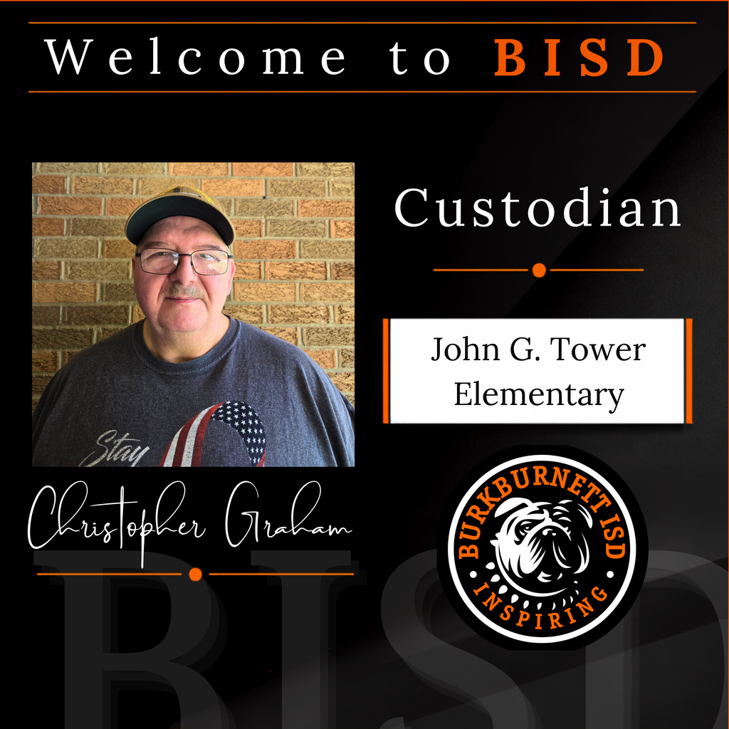 Welcome Chris Graham to BISD!