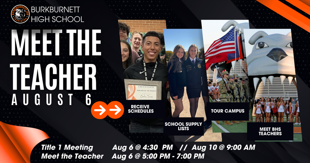 Meet the Teacher is Aug 6