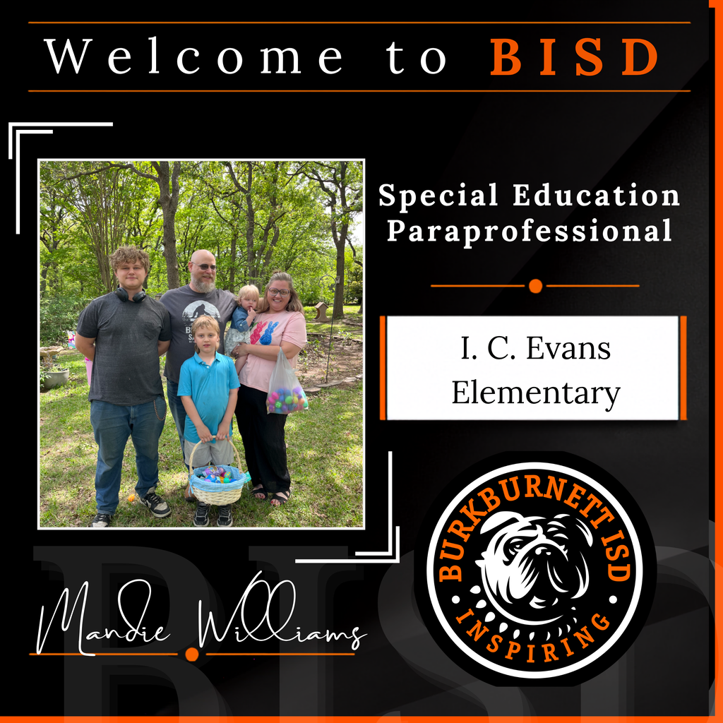 Mrs. Williams will join Evans as a sped para.