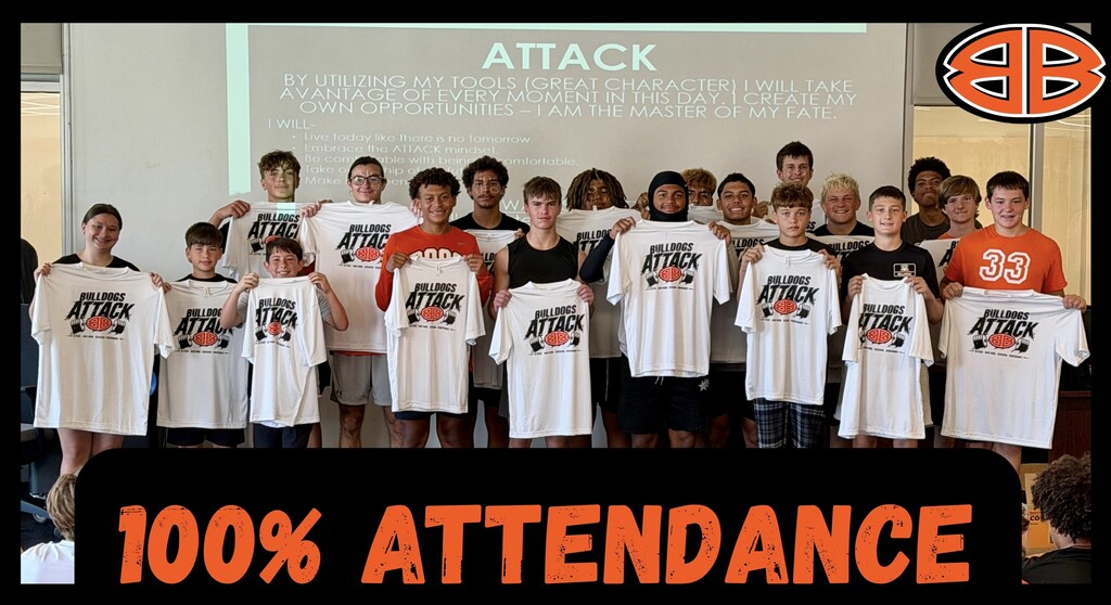 The athletes attended attack camp 100%.