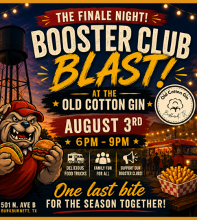 Booster Club bash is Aug 3